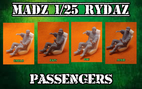 Eazy Rydaz MADZ 1/25 RYDAZ - Eazy Driver Set – madzscalemodeldesignz