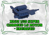 MADZ 1/25 Super Charged LS Motor - Engraved
