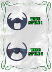 1/25 STEERING WHEELS - WING STYLE 2