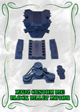 1/10 '64 IMPALA ENGINE BAY, COMPONENTS PLUS MOTOR